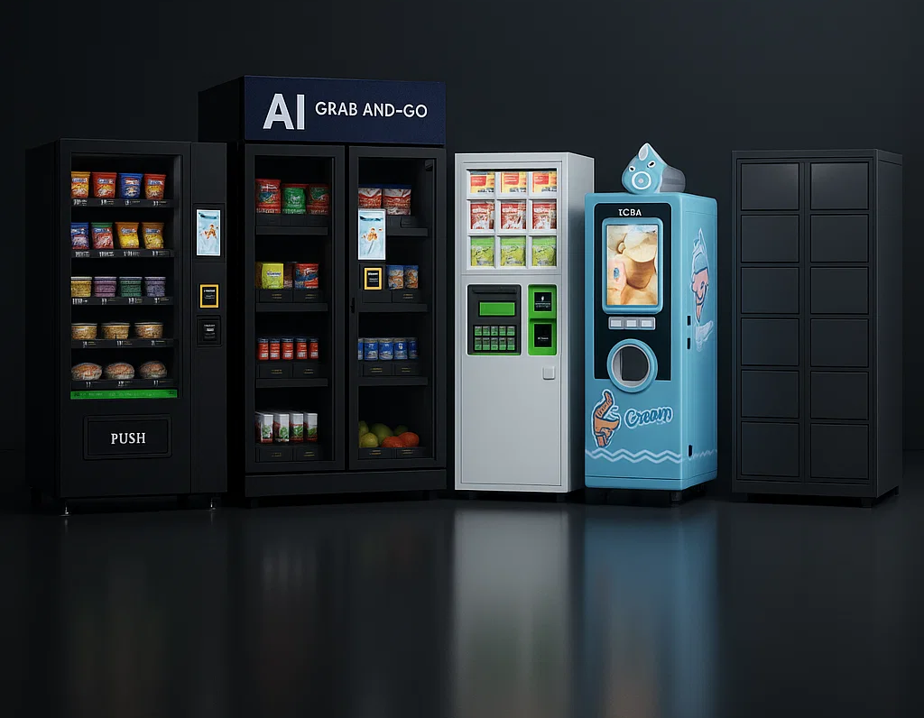 Mismunandi gerðir TCN sjálfsala