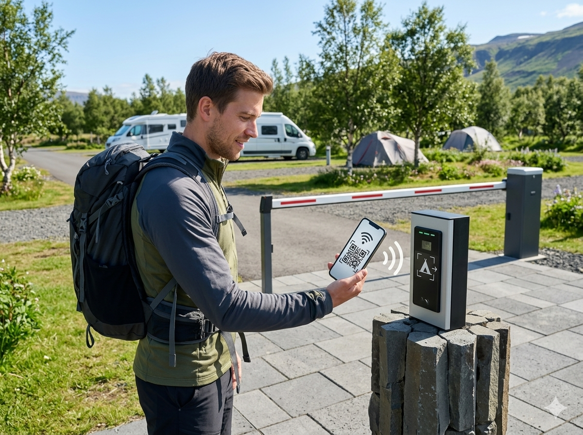 Mandla app með aðgangi fyrir tjaldsvæði